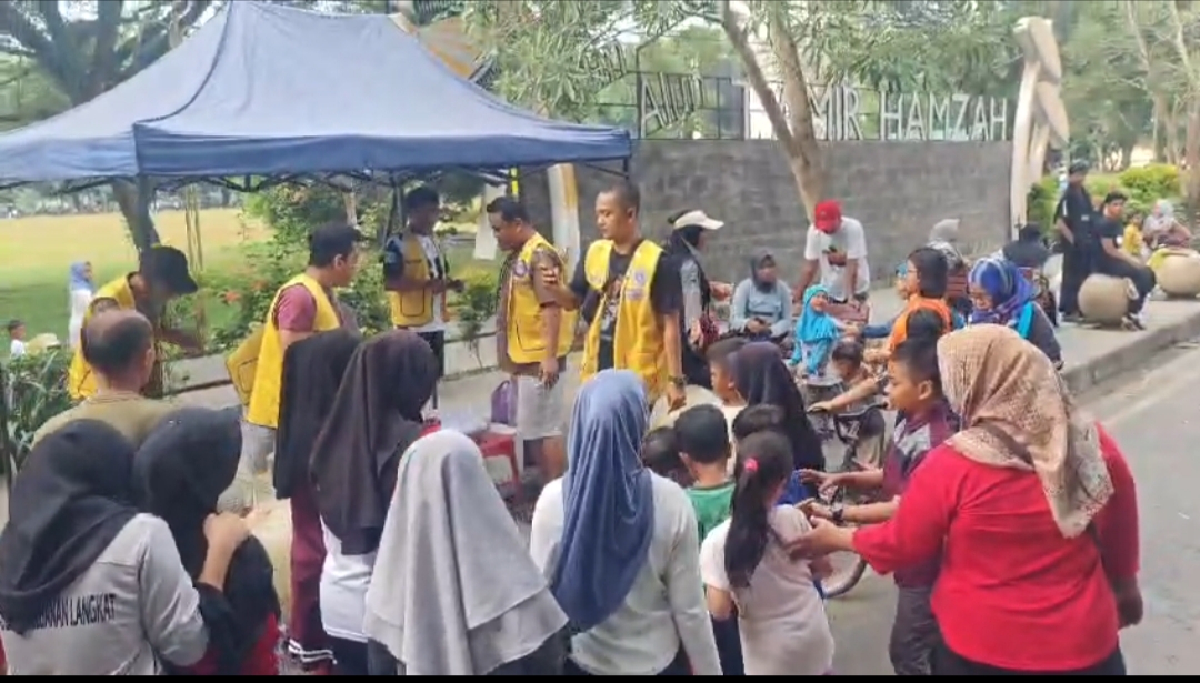 Lions Club Langkat Raya Bintang Gelar Kegiatan Sosial Perdana di Stabat